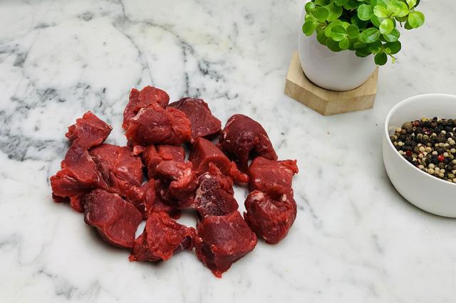 Morceaux de boeuf pour Fondue ou brochette