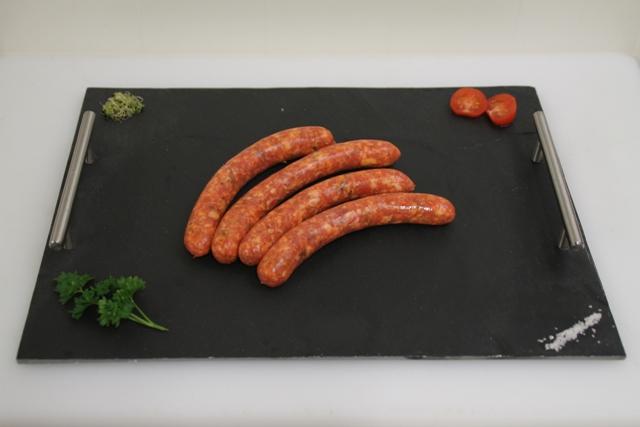 Saucisses au piment d'Espelette